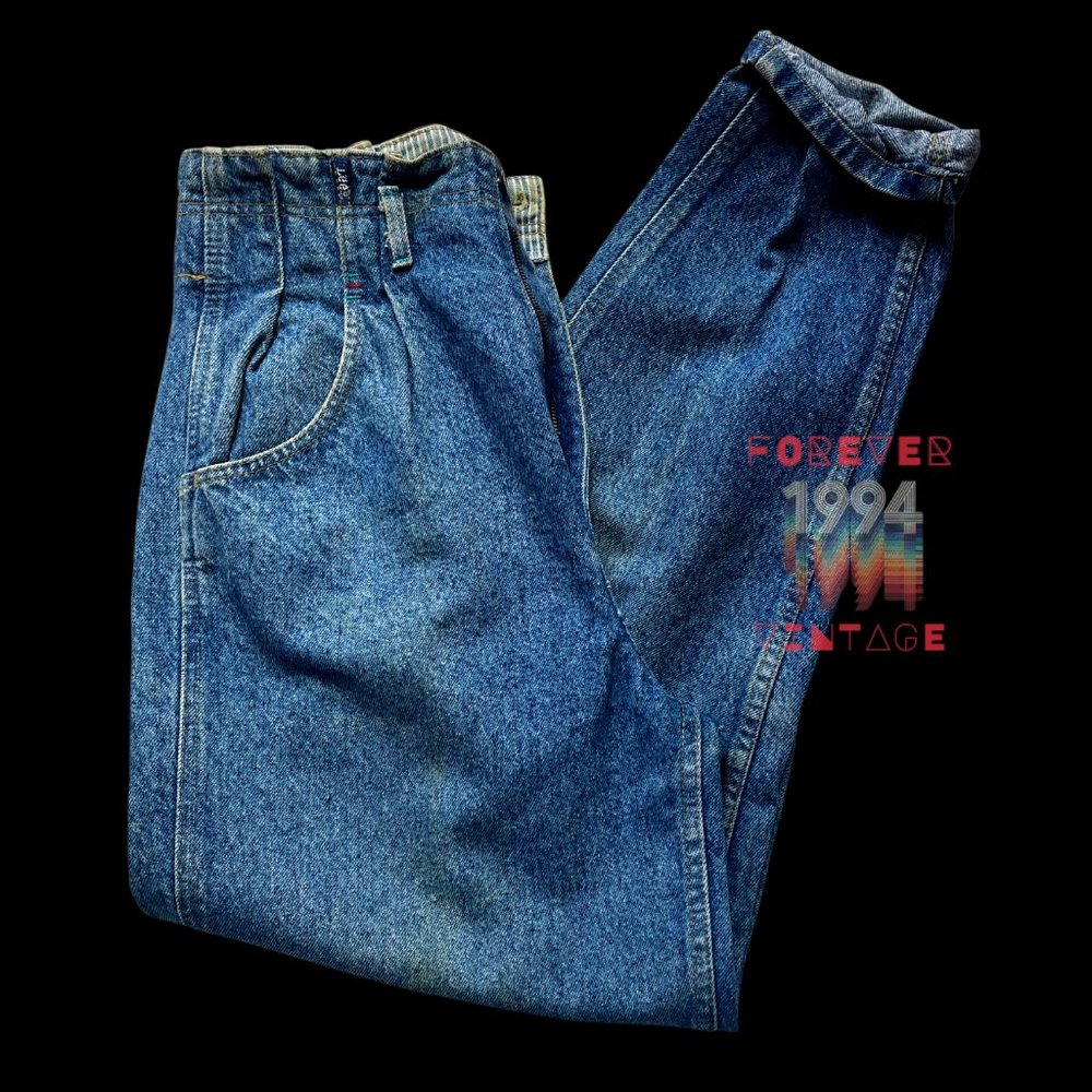 VINTAGE 80'S 90'S High Waisted Jeans SIZE 10 28 X 31